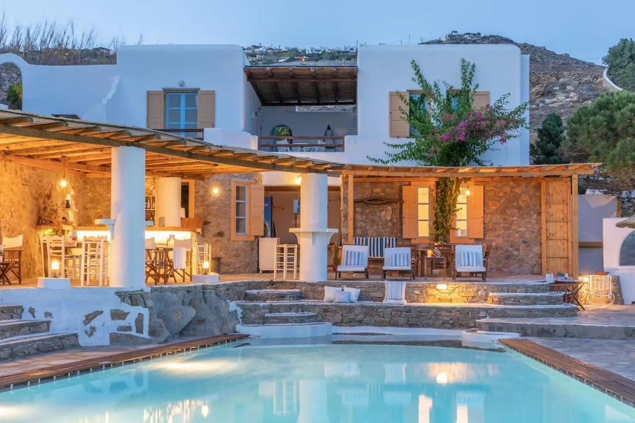 Anerousses Mykonian Traditional Houses Houlakia  Greece